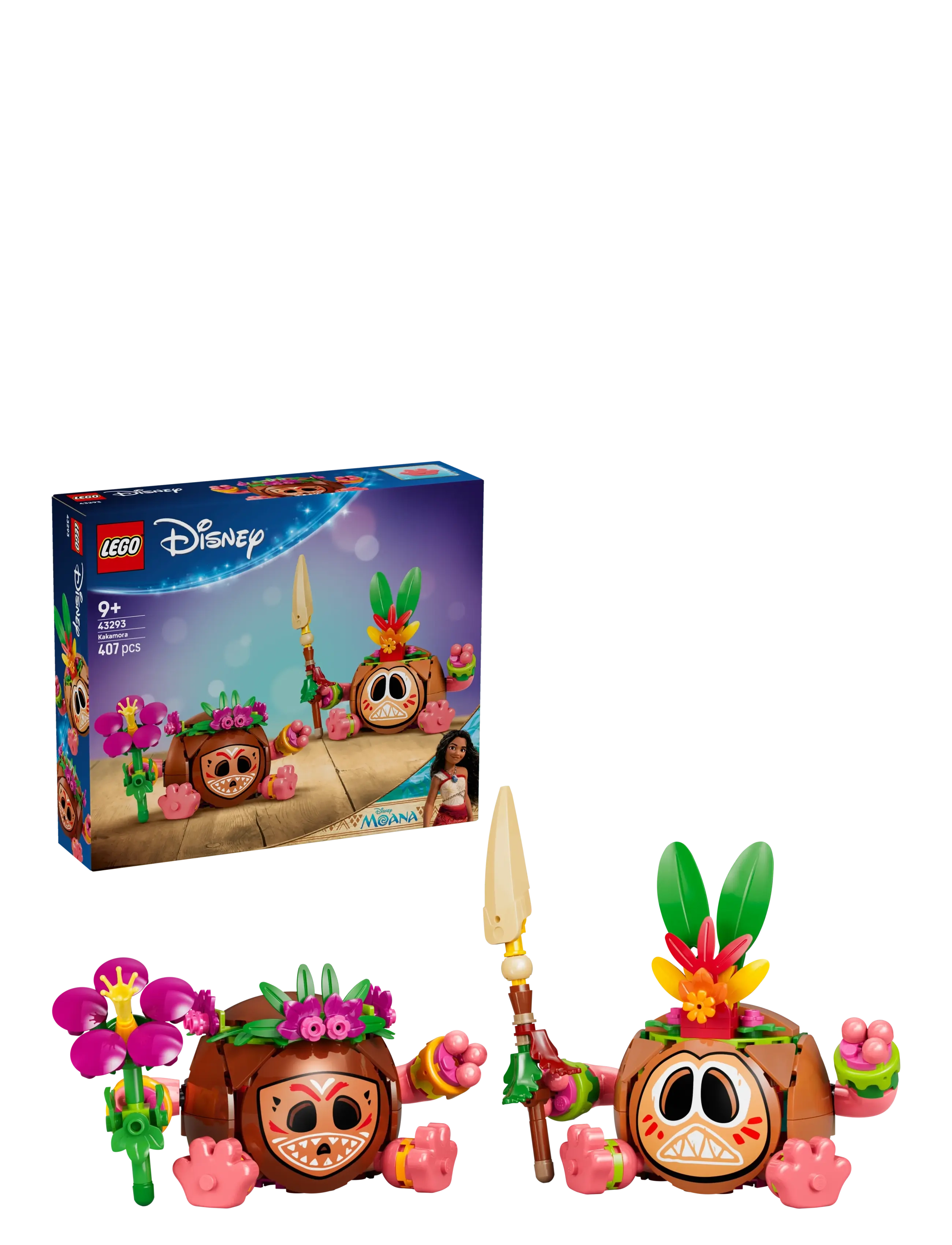 LEGO Kakamoraer 43293, One Size, Lego Disney, Braun - Disney Other, Kinder