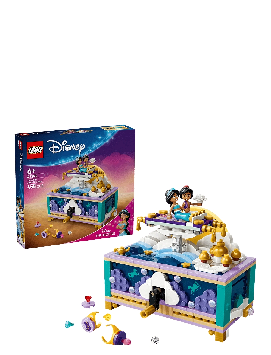 LEGO - Disney Princess Jasmine’s Jewellery Box Building Toy 43295 - lego disney princess - multi - 0