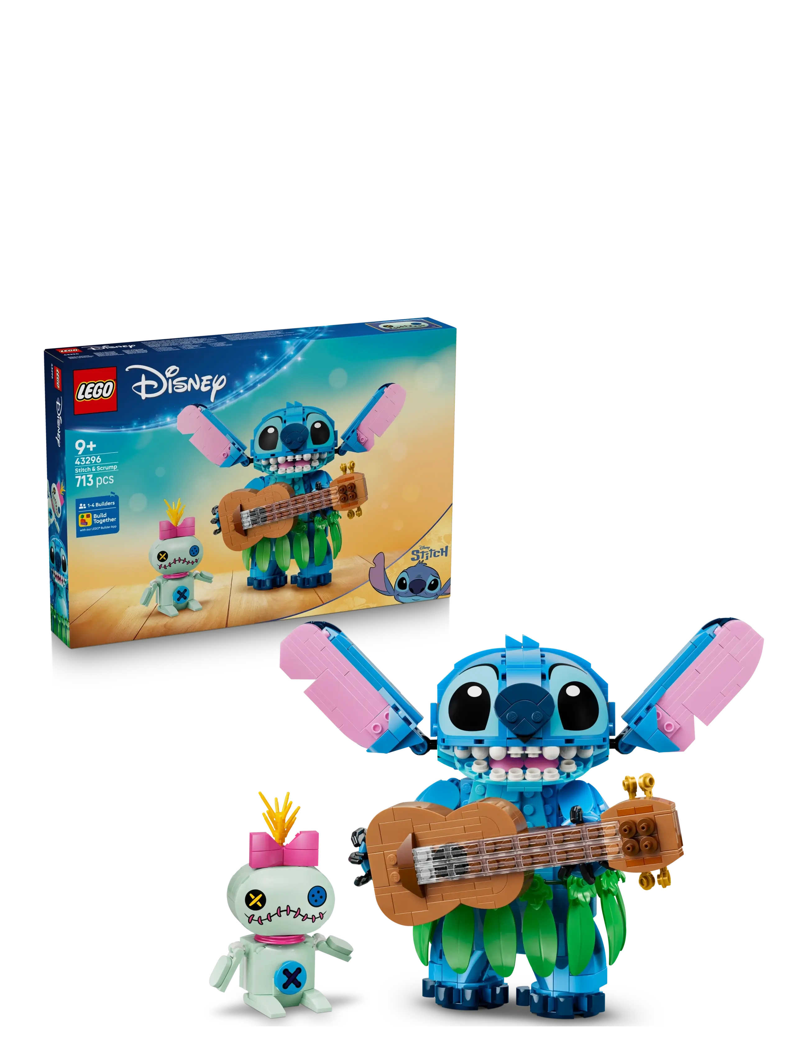LEGO Stitch Og Scrump 43296, Børn, Lego Disney Other, Blå, Str: ONE SIZE