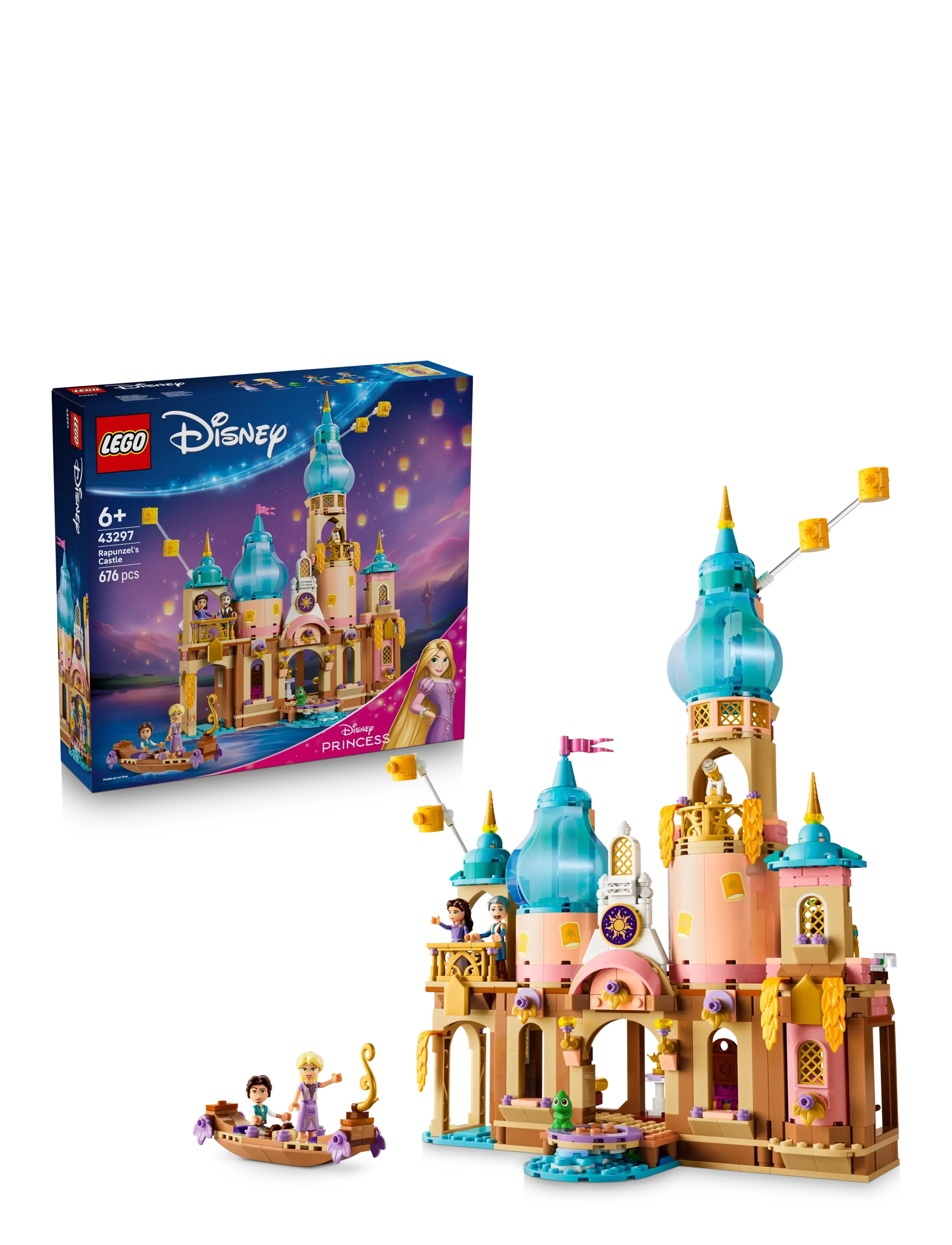 LEGO Rapunzels Slot 43297, One Size, Lego Disney , Beige - Lego disney Princess, Kinder