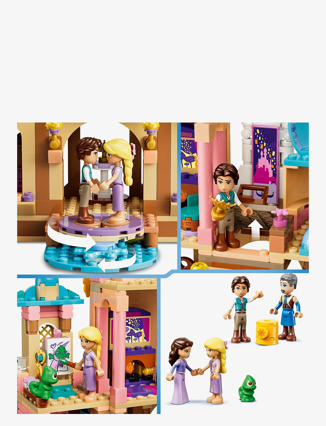 LEGO - Rapunzel's Castle 43297 - lego disney princess - multi - 5