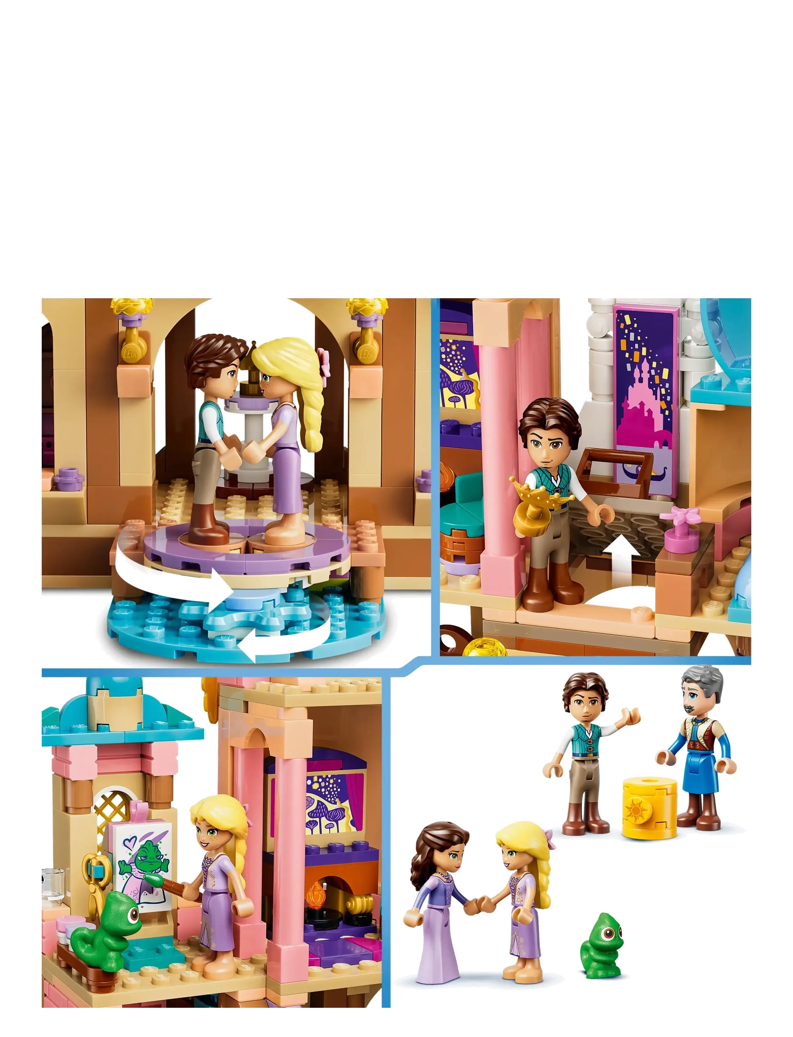 LEGO - Rapunzel's Castle 43297 - lego disney princess - multi - 5