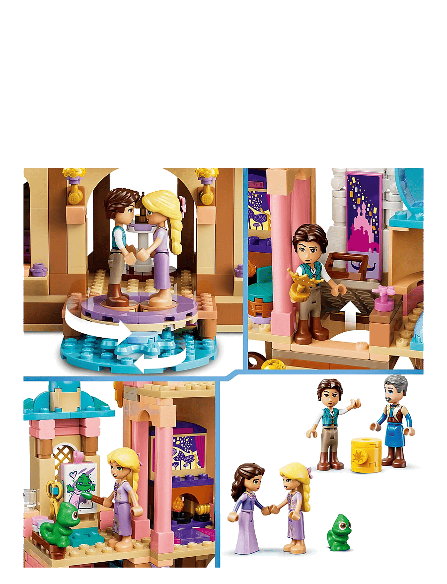 LEGO - Disney Princess Rapunzel’s Castle Building Set 43297 - lego disney princess - multi - 5