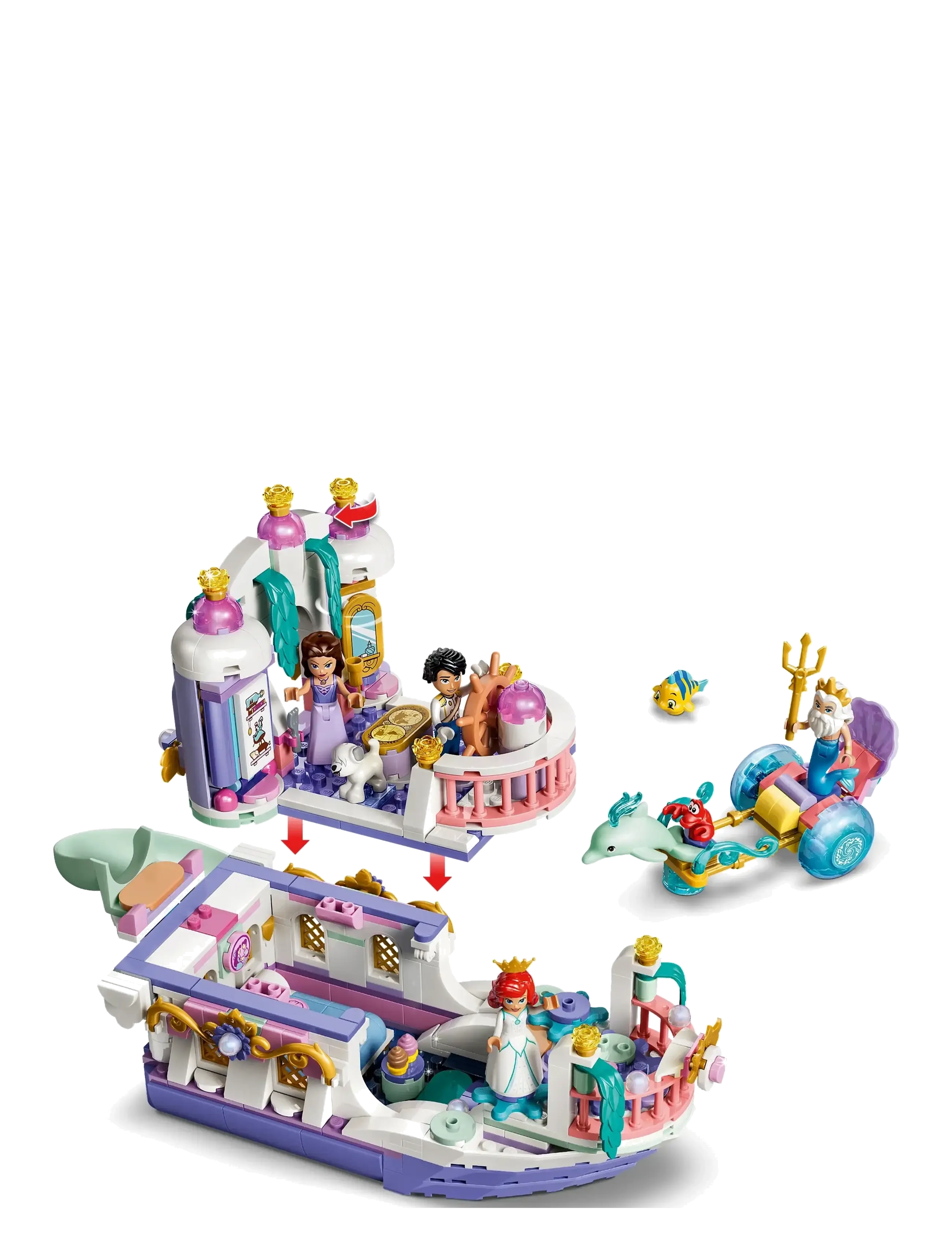 LEGO - Disney Princess Ariel’s Royal Wedding Boat 43299 - lego disney princess - multi - 2