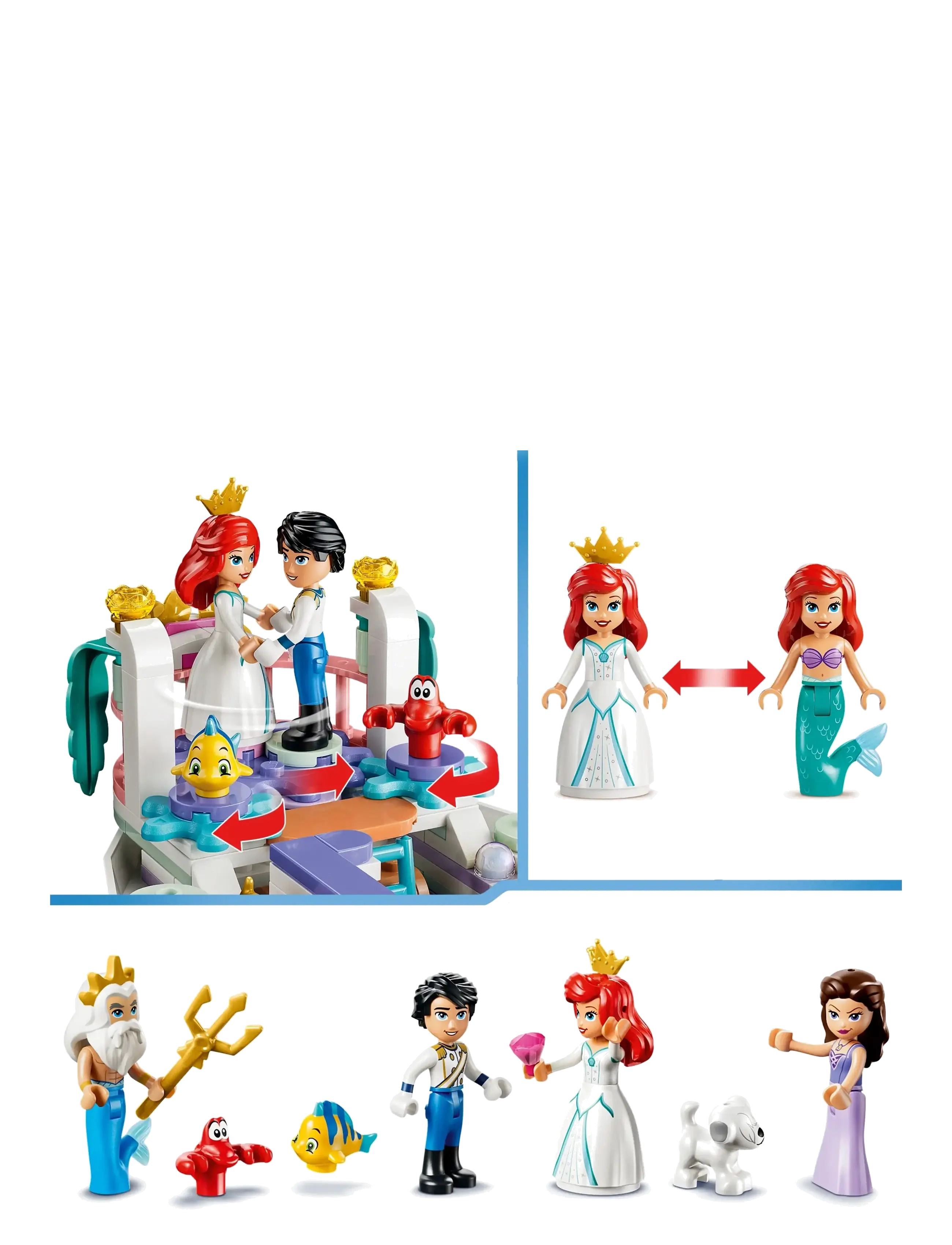 LEGO - Disney Princess Ariel’s Royal Wedding Boat 43299 - lego disney princess - multi - 3