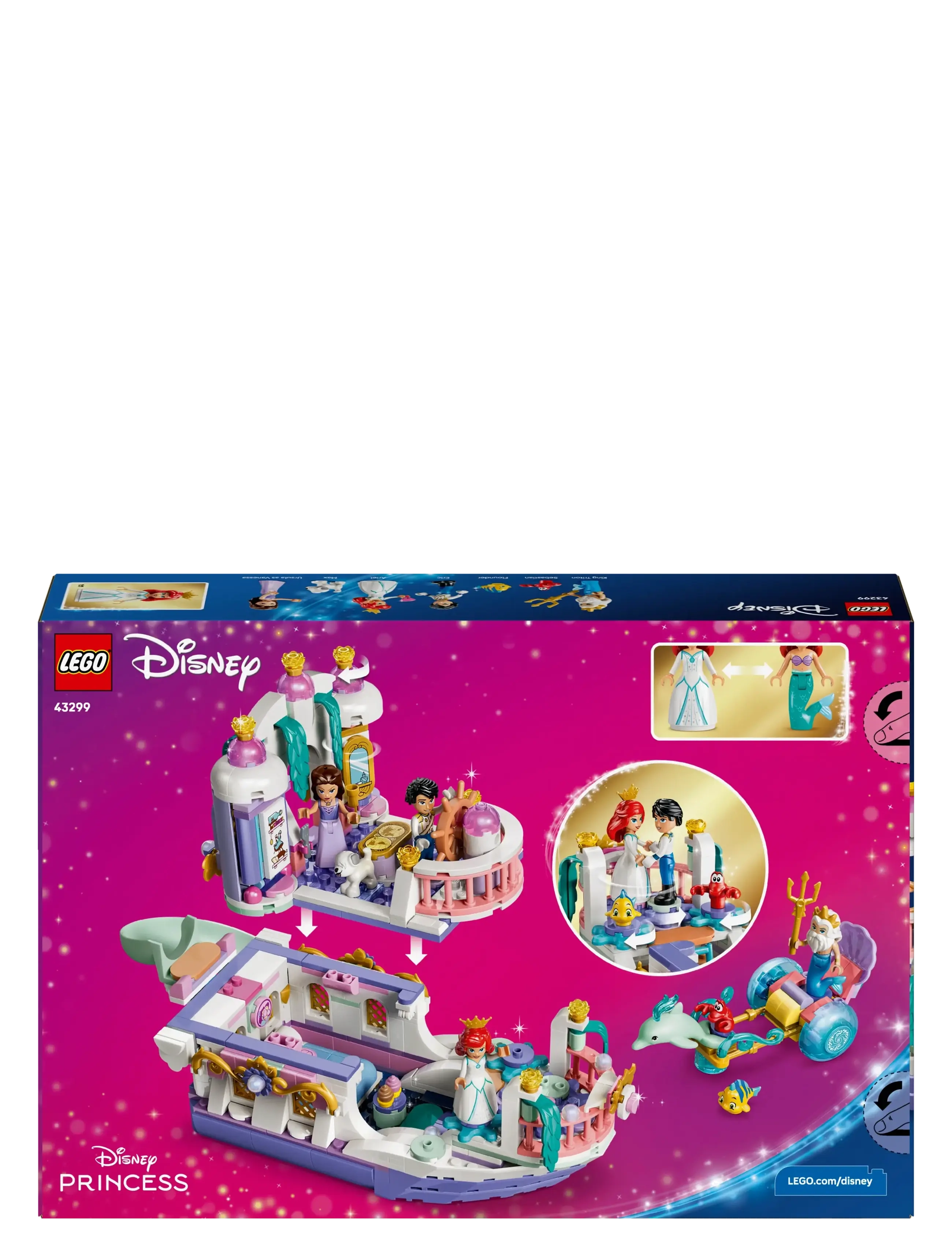 LEGO - Disney Princess Ariel’s Royal Wedding Boat 43299 - lego disney princess - multi - 5