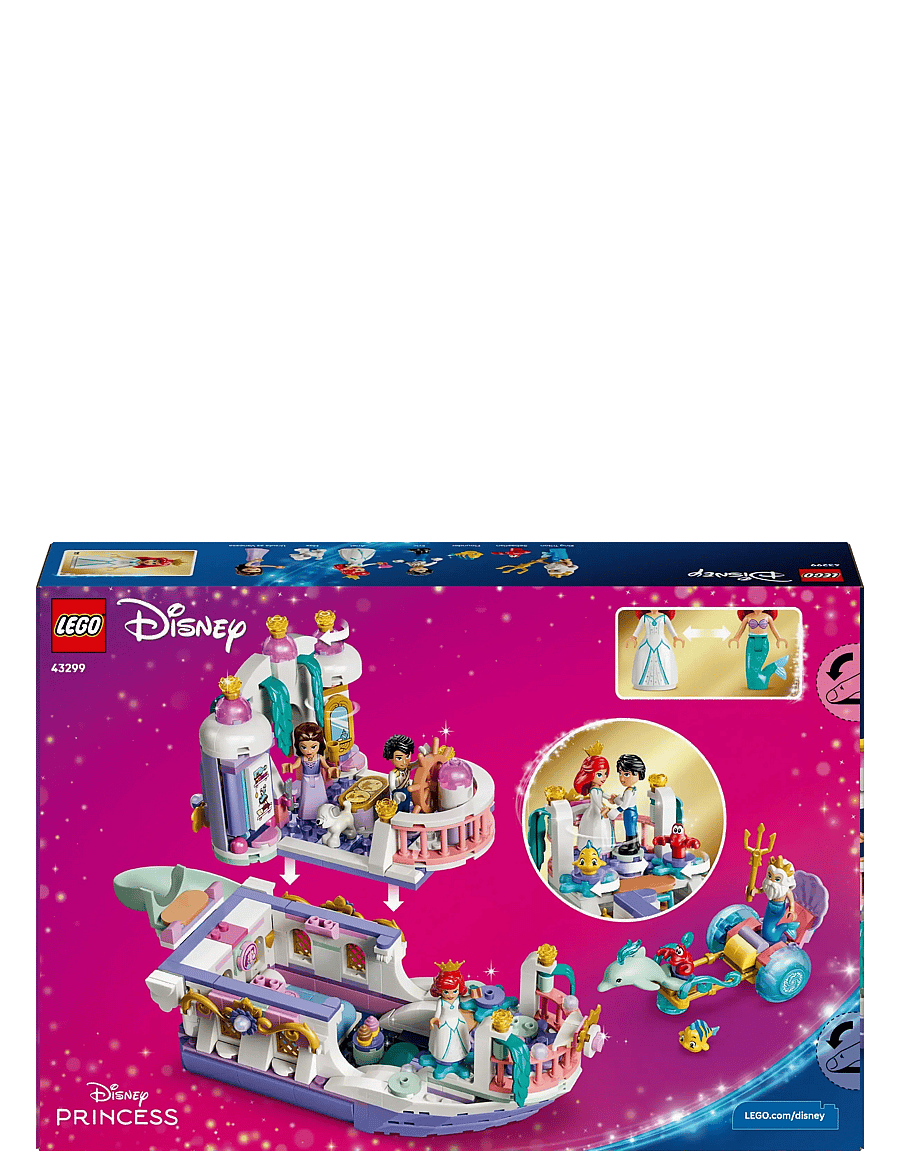 LEGO - Disney Princess Ariel’s Royal Wedding Boat 43299 - lego disney princess - multi - 5
