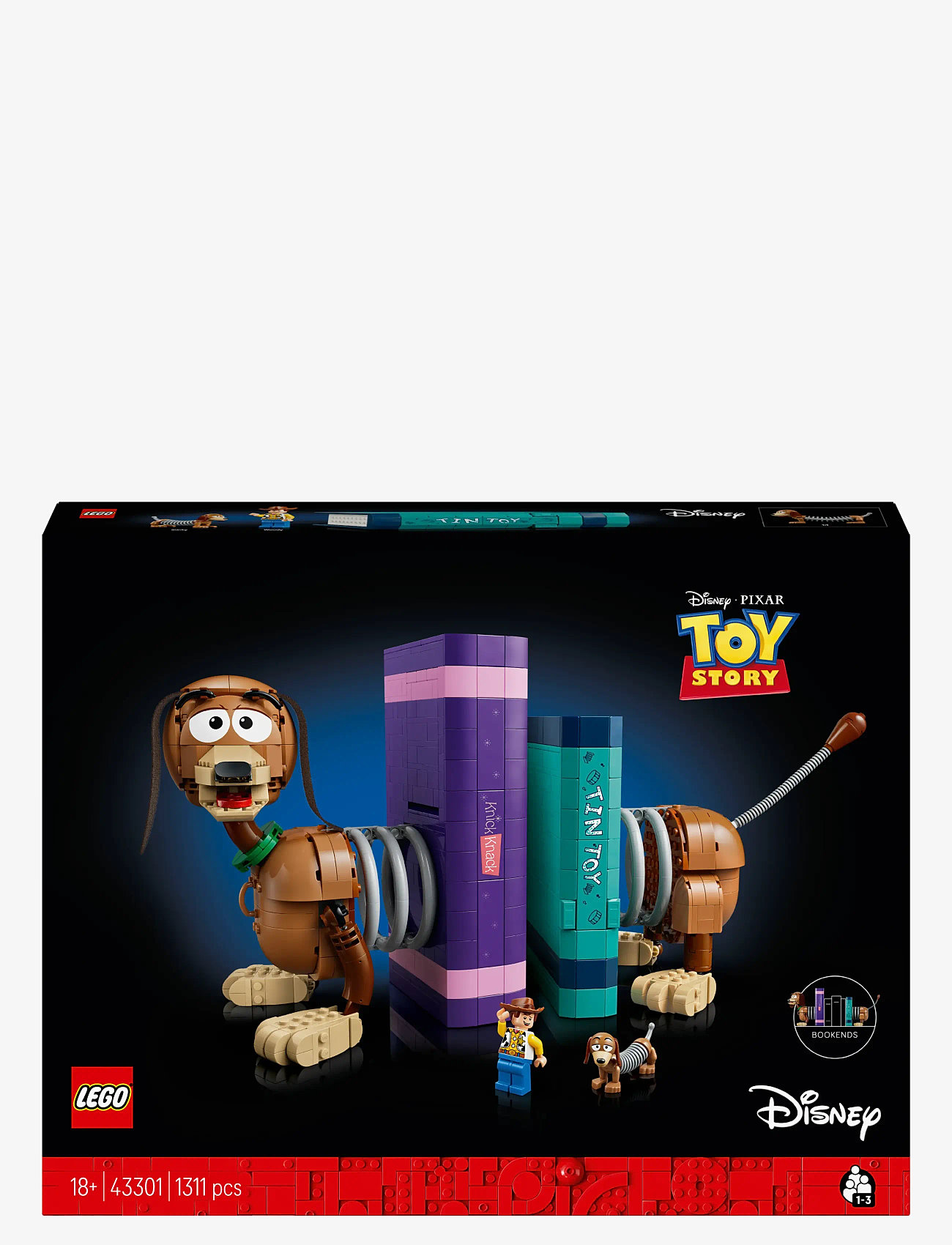 LEGO - Disney and Pixar Toy Story Slinky Dog Bookends 43301 - lego art - multi - 5