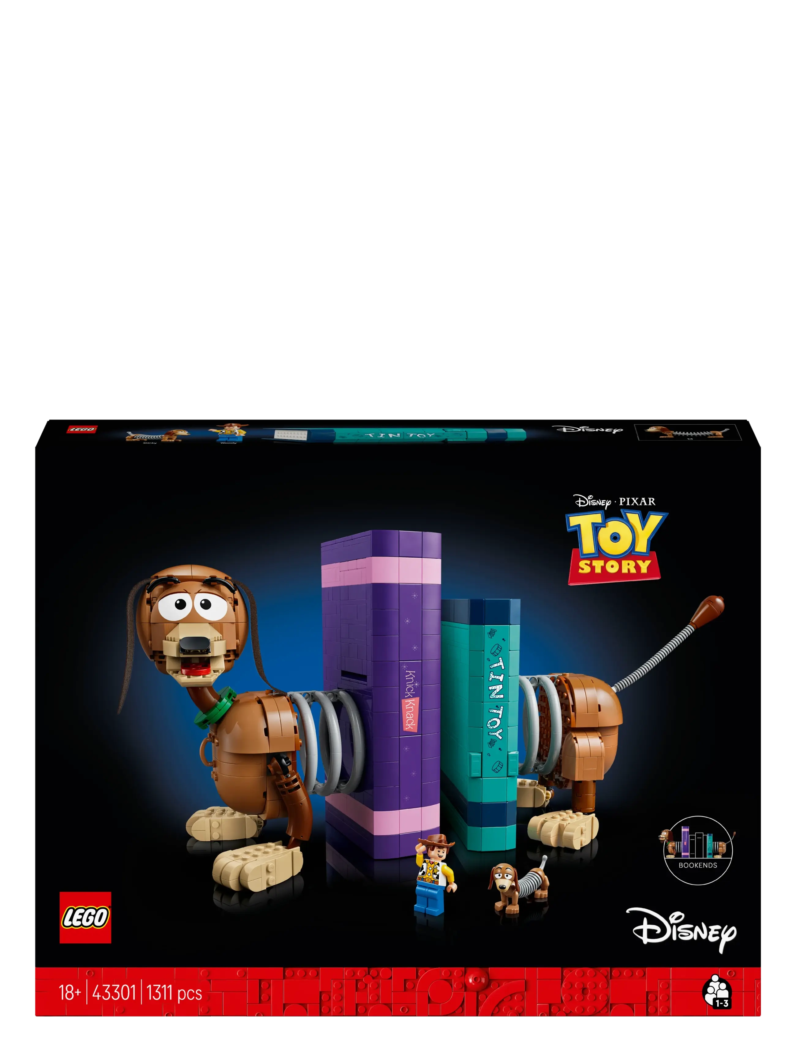 LEGO - Disney and Pixar Toy Story Slinky Dog Bookends 43301 - lego art - multi - 5