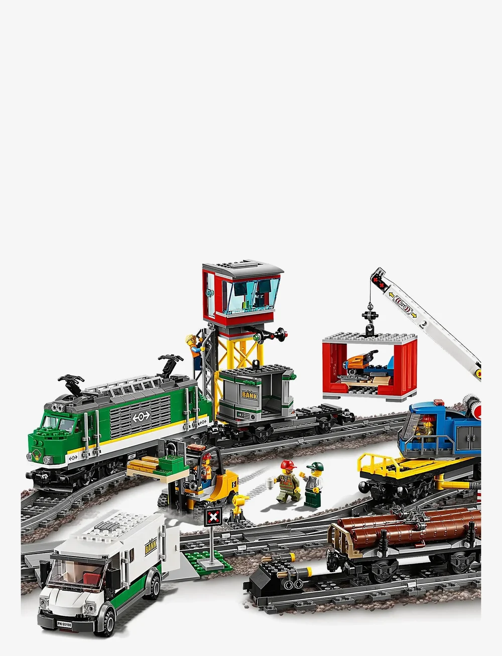 LEGO - City Cargo Train 60198 Toy for Children - lego city - multicolor - 1