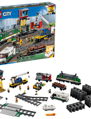 LEGO - Cargo Train RC Battery Powered Toy Track Set - syntymäpäivälahjat - multicolor - 9