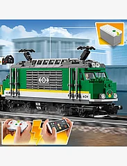 LEGO - Cargo Train RC Battery Powered Toy Track Set - fødselsdagsgaver - multicolor - 4