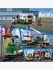 LEGO - Cargo Train RC Battery Powered Toy Track Set - syntymäpäivälahjat - multicolor - 5