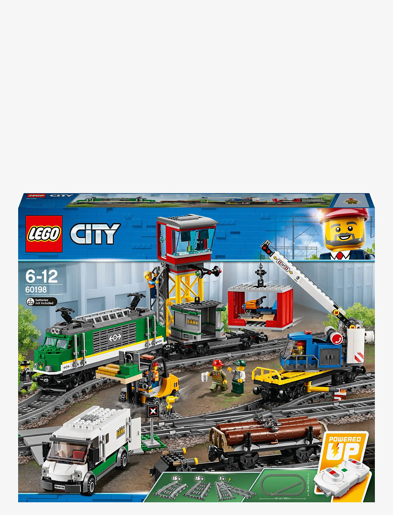 Lego Powered Up Lego 60198 Batteries LEGO City Cargo Train 60198