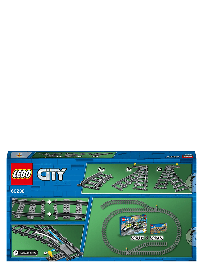 LEGO - City Switch Tracks 60238 Train Toy - multicolor - 4