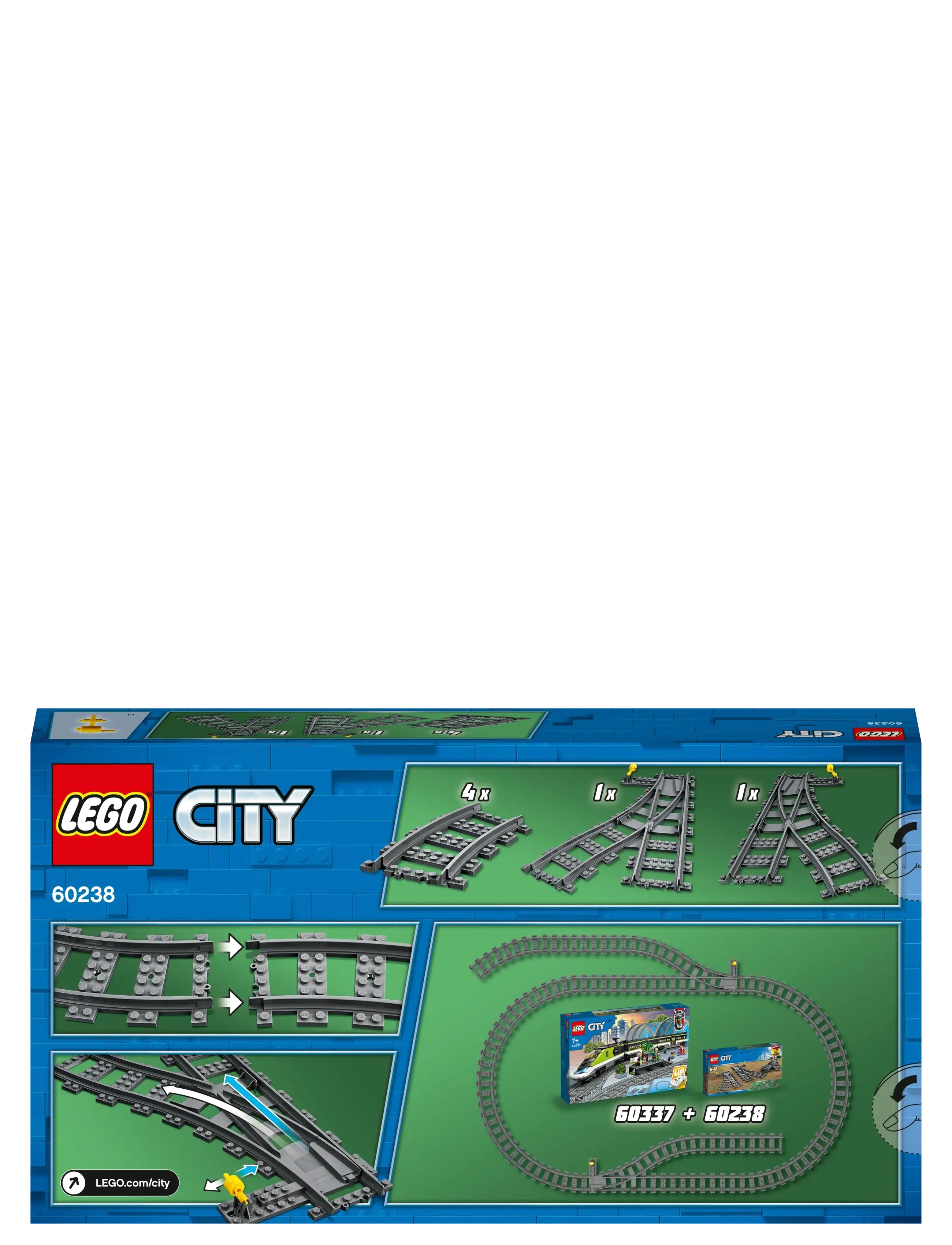LEGO - City Switch Tracks 60238 Train Toy - lego city - multicolor - 4