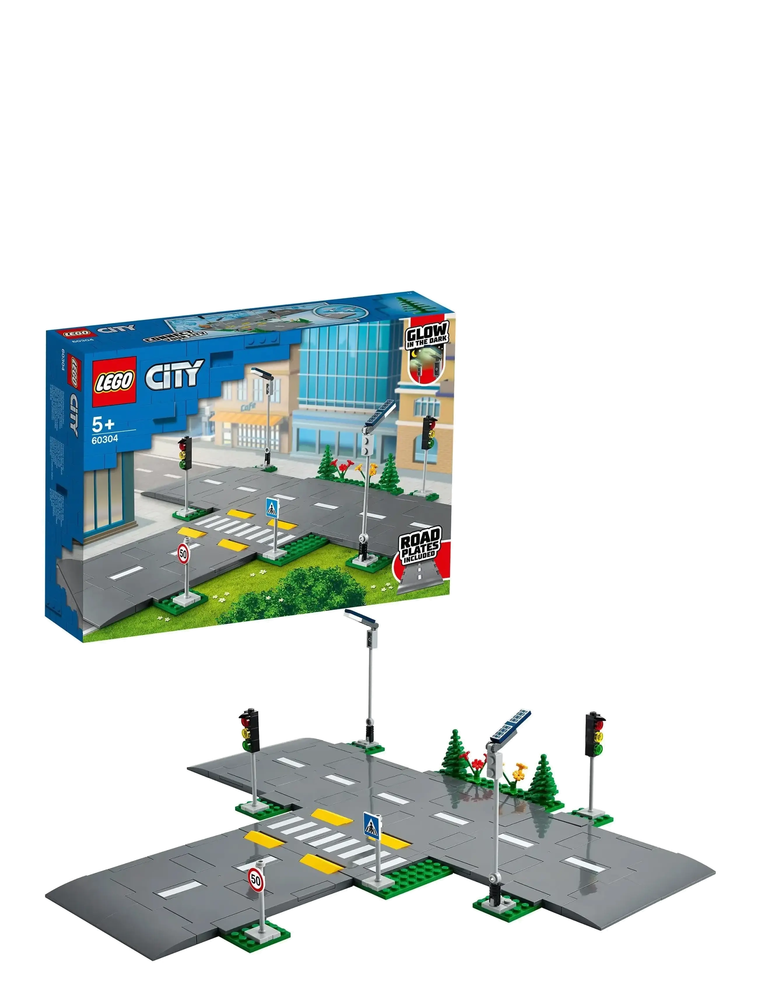 LEGO Vejplader 60304 Patterned - One Size - Kinder