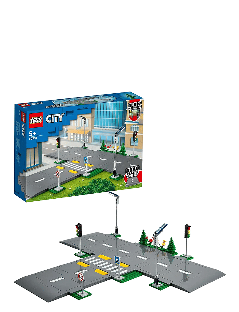 LEGO - City Road Plates 60304 Building Kit - lego® city - multicolor - 0