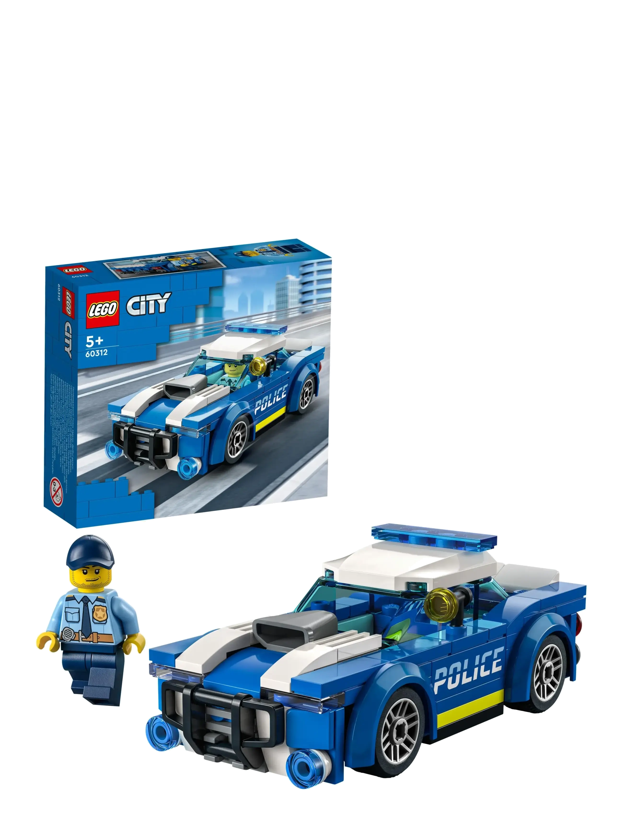 LEGO Politibil 60312 Blau - One Size - Kinder