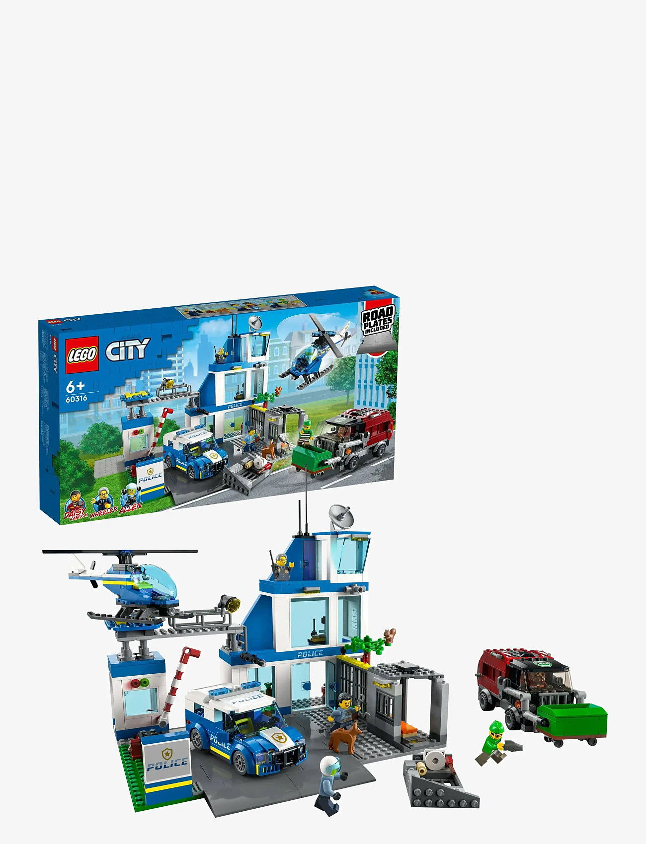 LEGO City Police Station 60316 Building Kit (LGO60316) LEGO