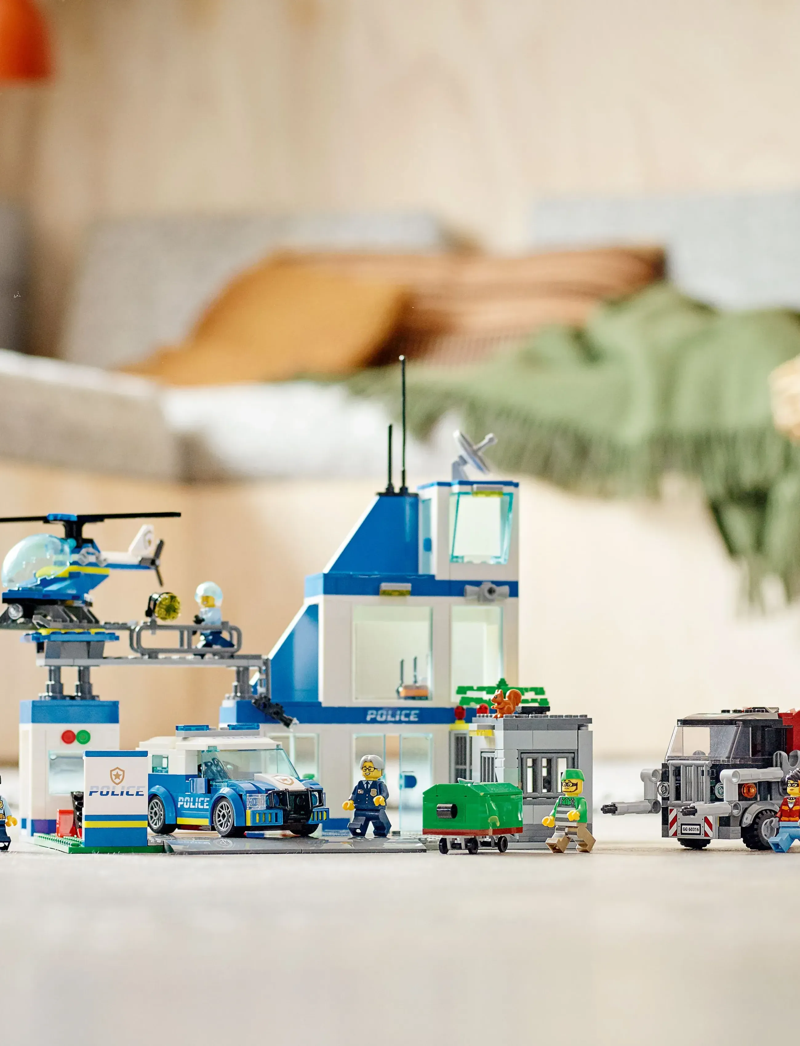 LEGO Politistation 60316, One Size, Blue, Lego Legetøj > Lego city, Børn