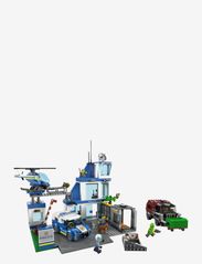 LEGO - Police Station Truck Toy & Helicopter Set - syntymäpäivälahjat - multicolor - 1