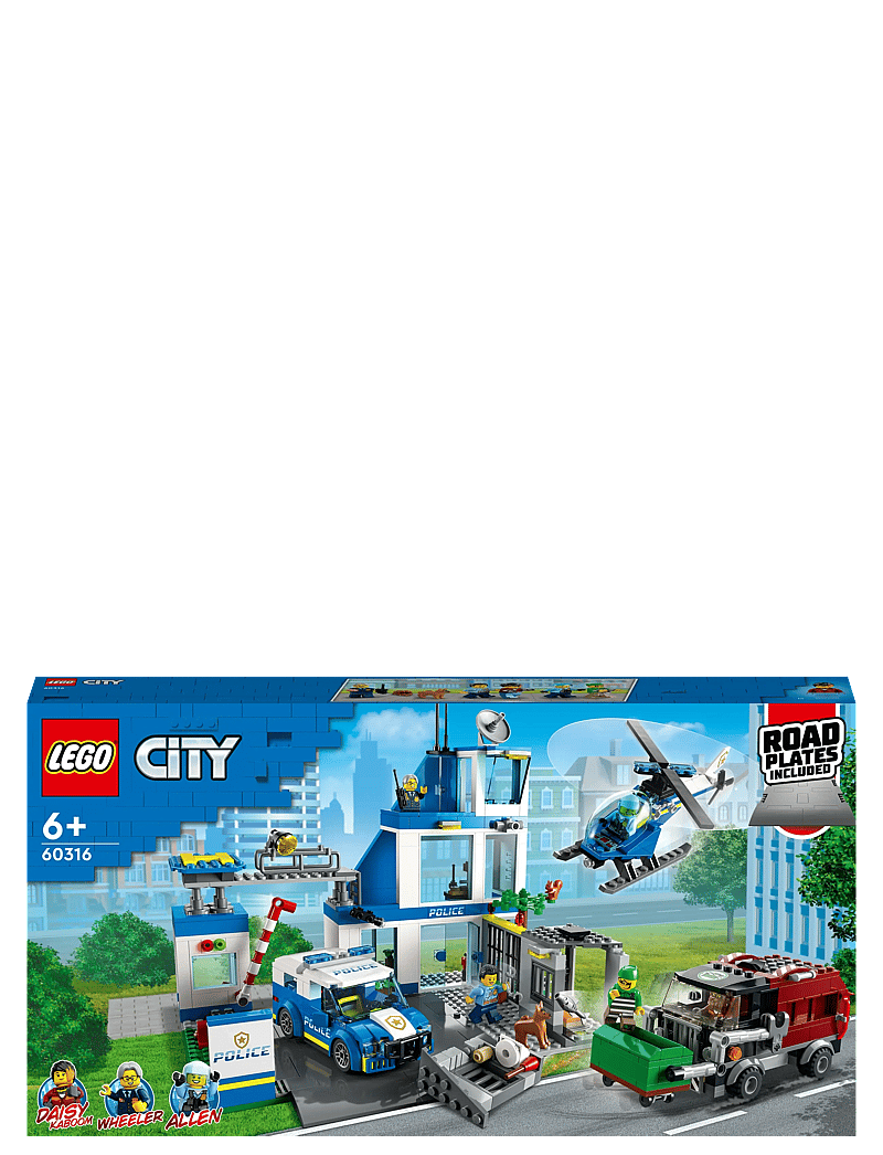 LEGO - City Police Station 60316 Building Kit - multicolor - 3