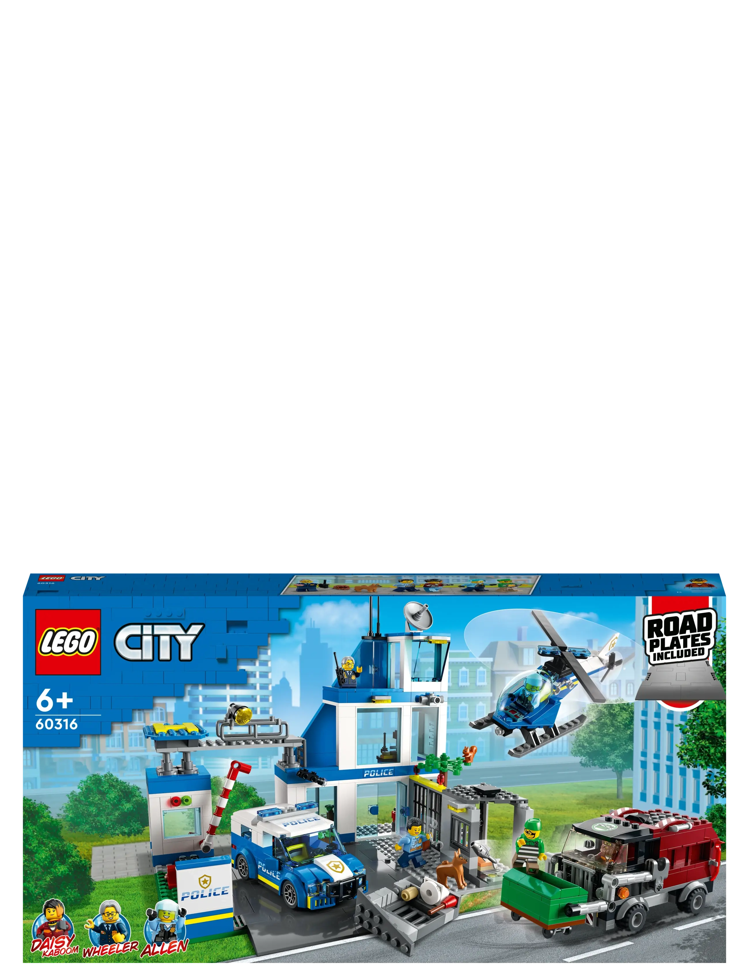 LEGO - City Police Station 60316 Building Kit - multicolor - 3