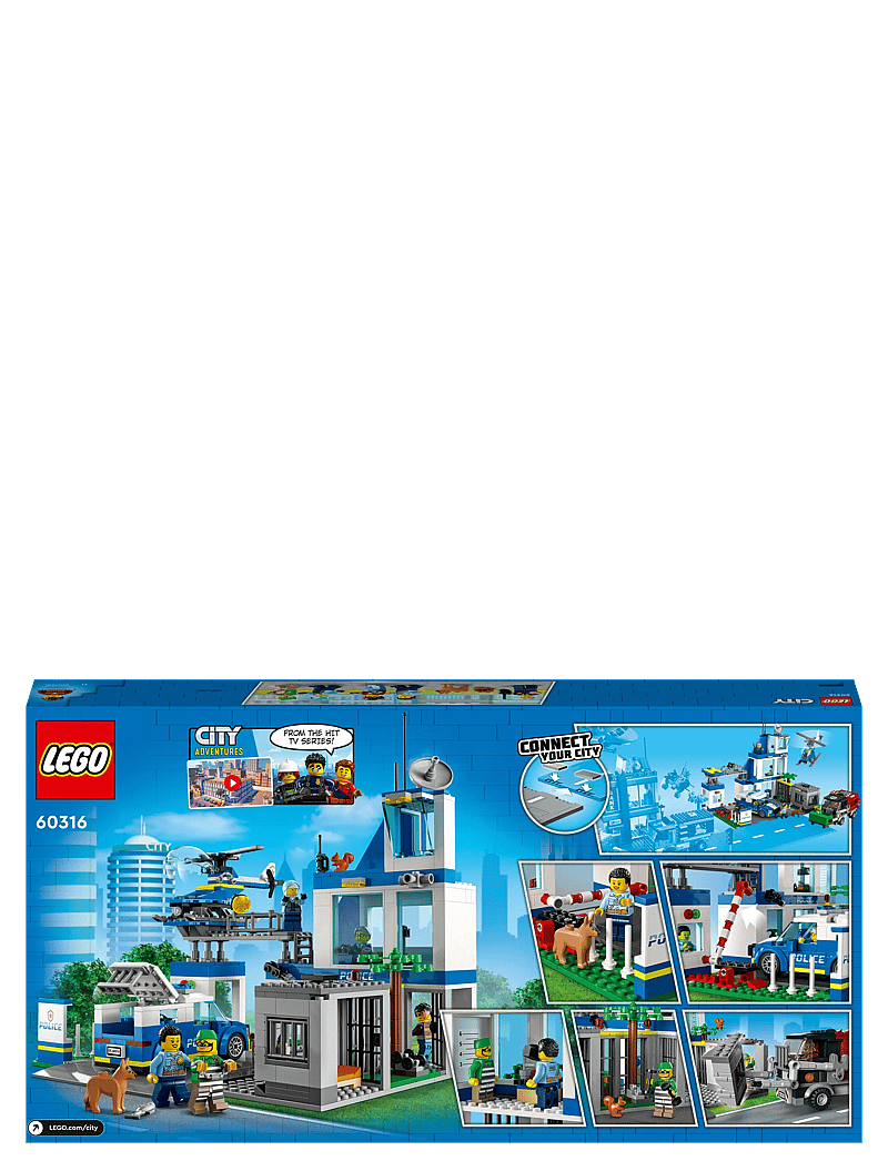 LEGO - City Police Station 60316 Building Kit - multicolor - 4