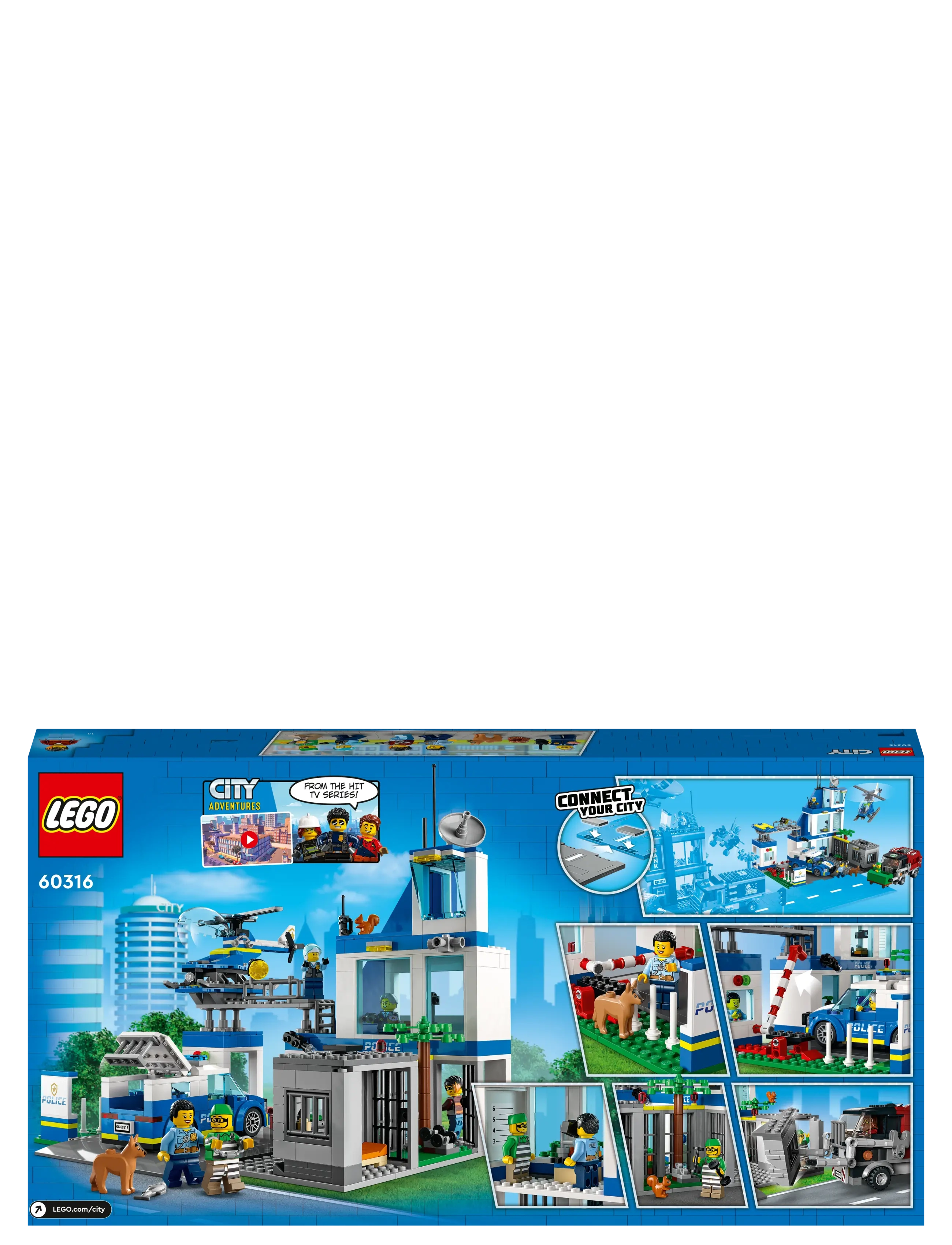 LEGO - City Police Station 60316 Building Kit - multicolor - 4