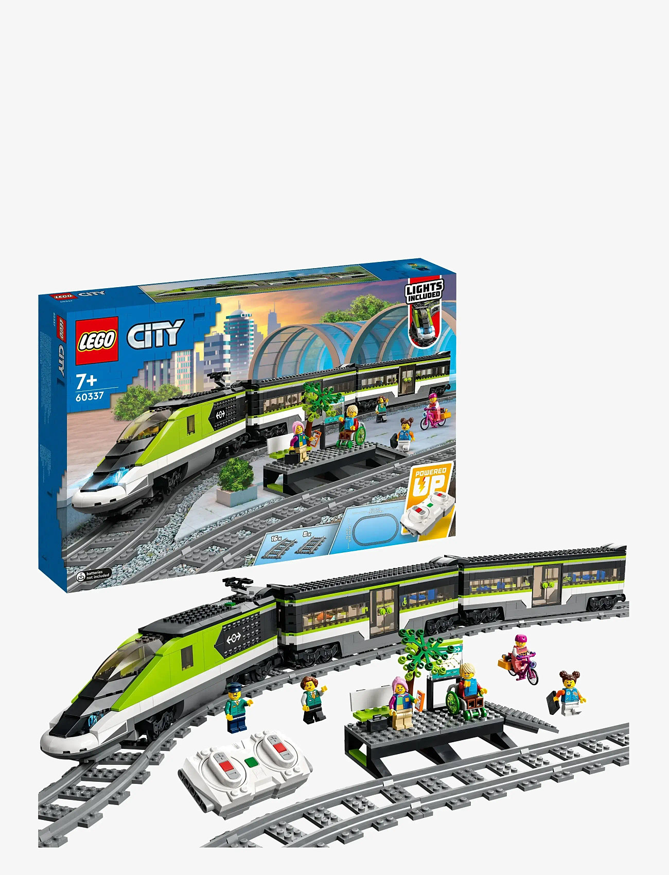LEGO - Eksprestog 60337 - lego city - multicolor - 0
