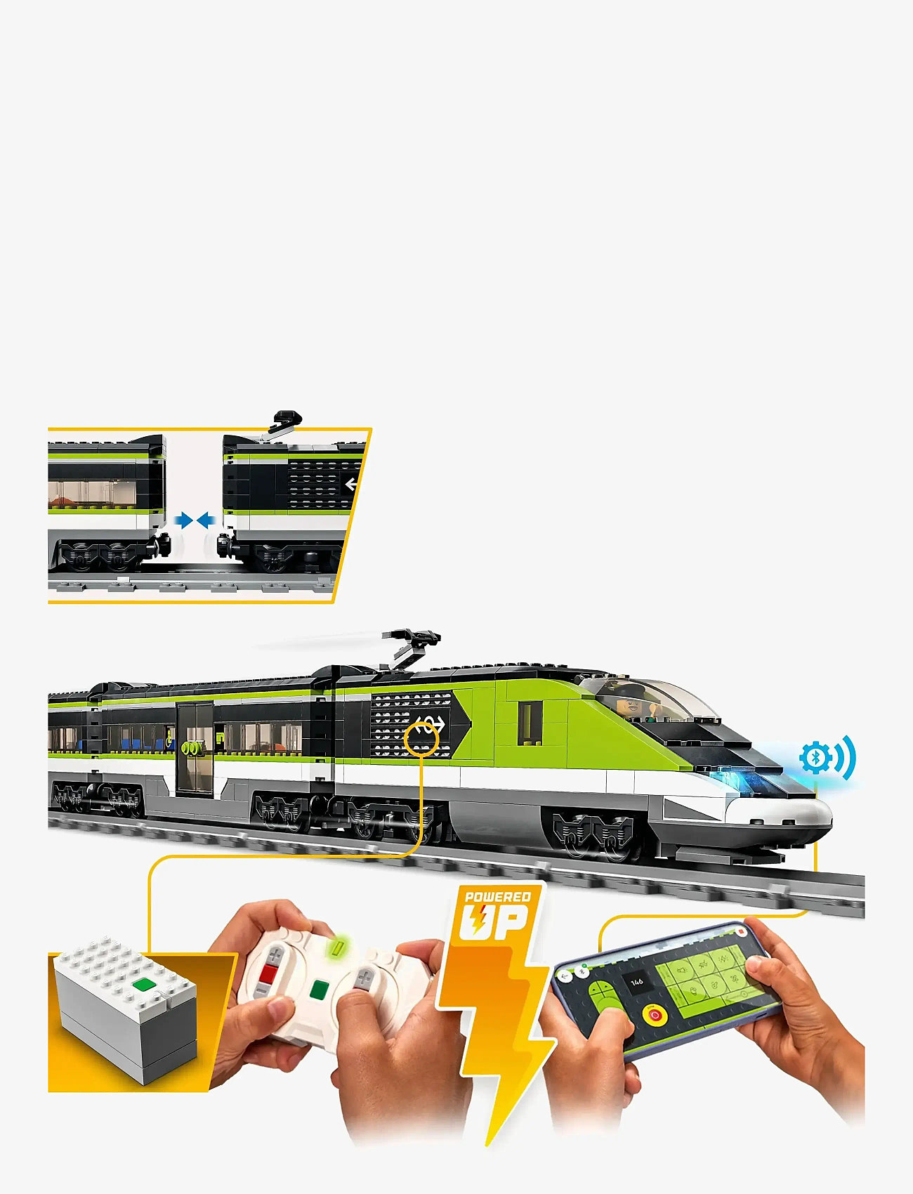 LEGO - Eksprestog 60337 - lego city - multicolor - 1