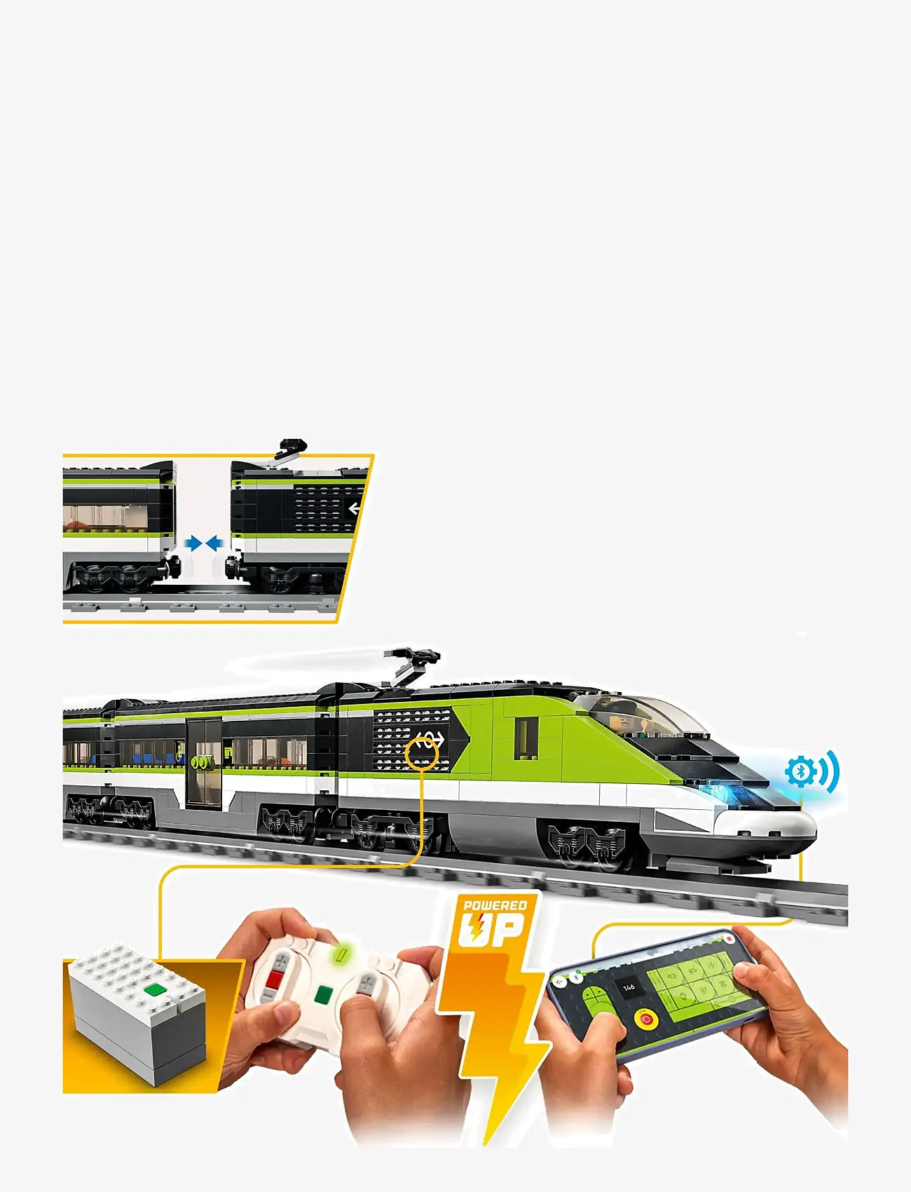 LEGO - Eksprestog 60337 - lego city - multicolor - 2