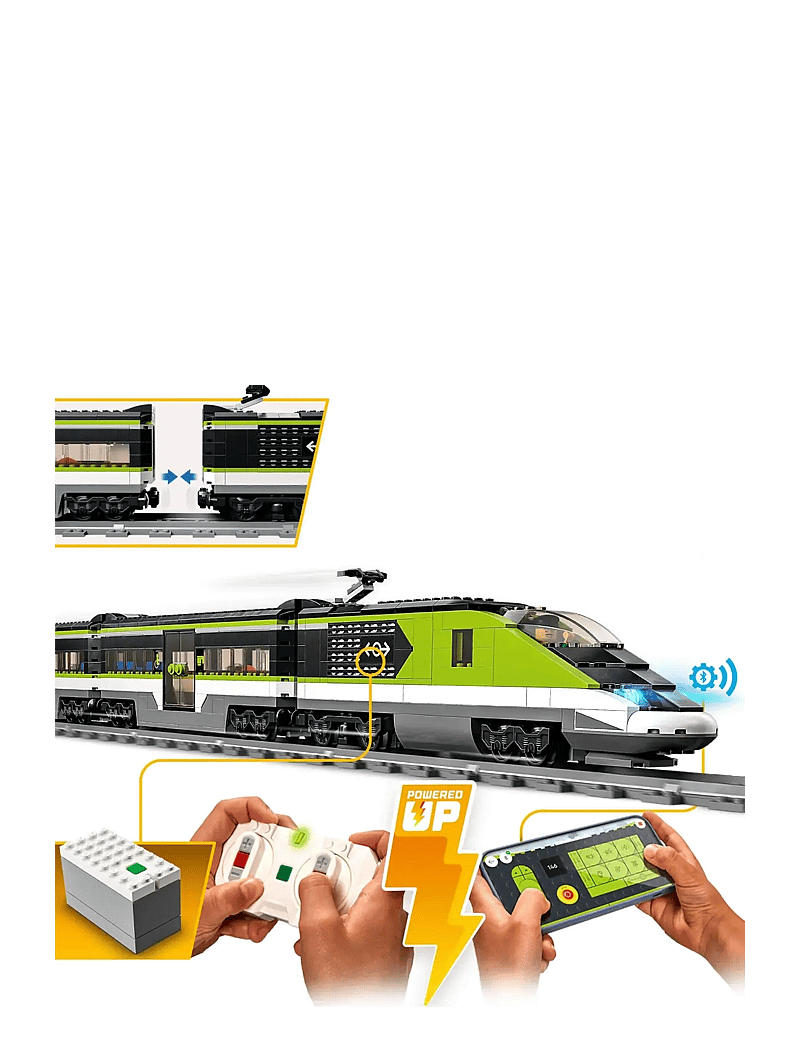 LEGO - City Express Passenger Train 60337 Building Kit - lego city - multicolor - 2