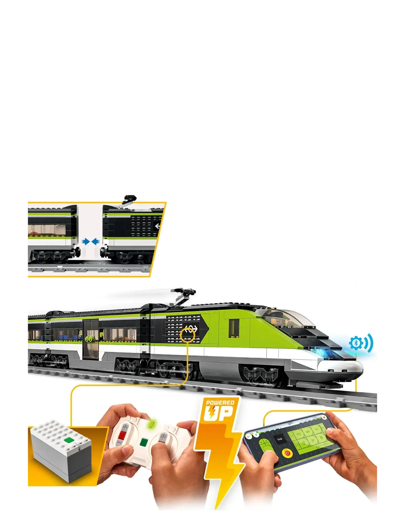 LEGO - City Express Passenger Train 60337 Building Kit - lego® city - multicolor - 2
