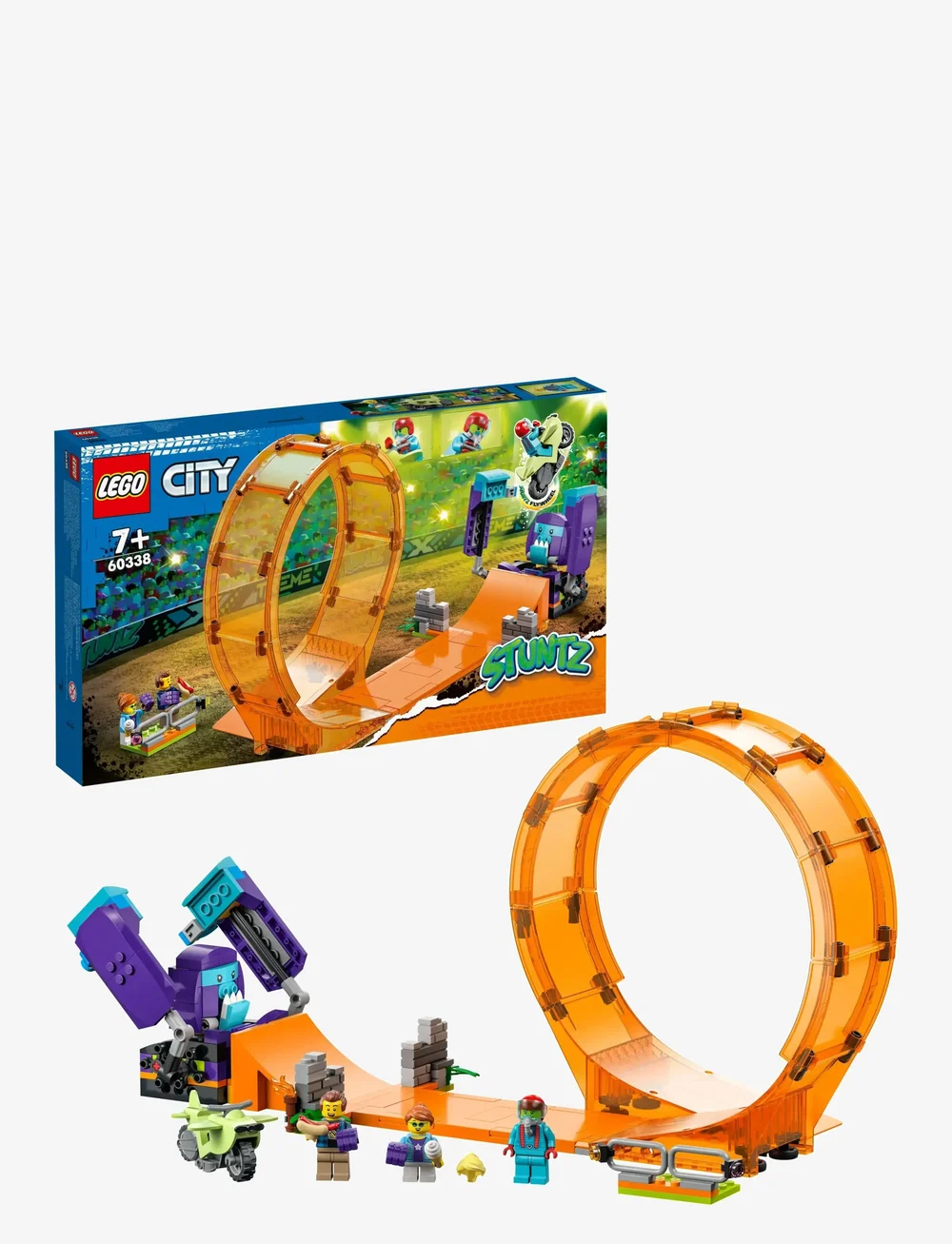 LEGO - City Smashing Chimpanzee Stunt Loop 60338 Building Kit - lego city - multicolor - 0