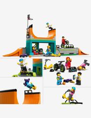 LEGO - Street Skate Park Set, Skateboard Stunts Toy - födelsedagspresenter - multicolor - 5