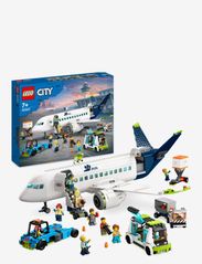 Passenger Aeroplane Toy & 4 Airport Vehicles - MULTI