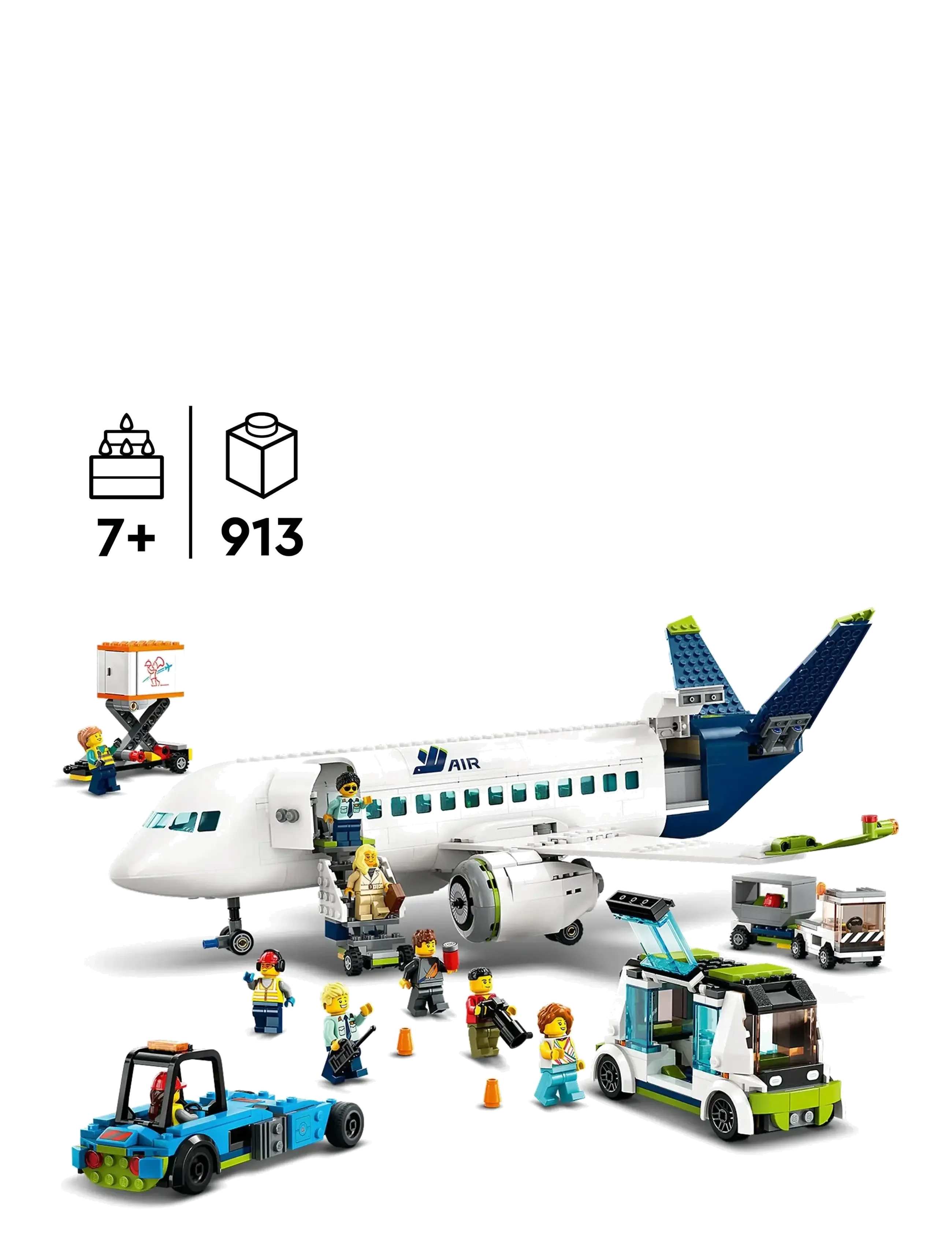 LEGO - Matkustajalentokone 60367 - lego® city - multi - 1
