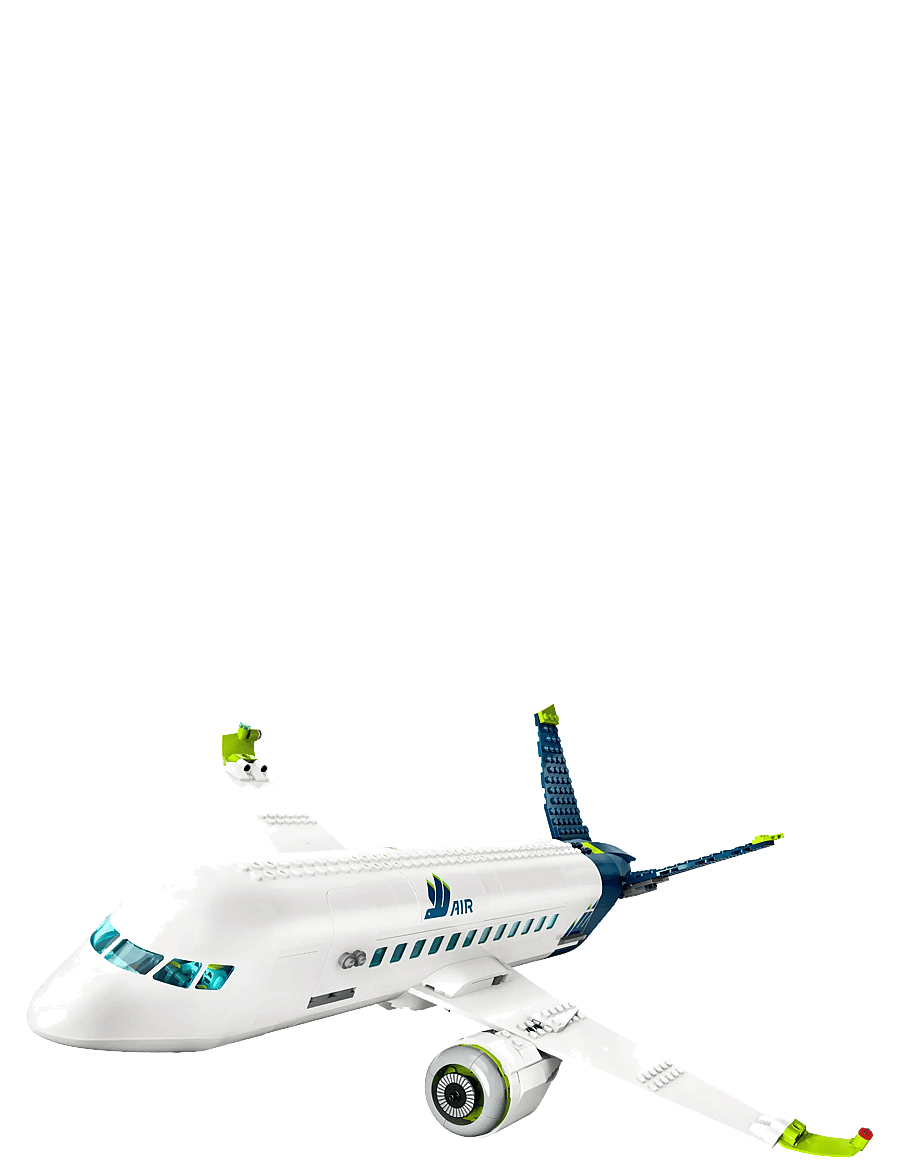 LEGO - City Passenger Aeroplane 60367 Building Toy Set - lego® city - multi - 2