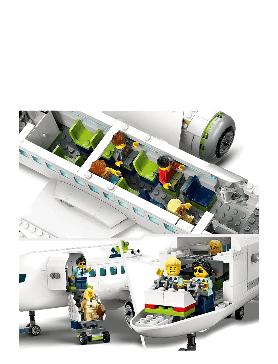 LEGO - City Passenger Aeroplane 60367 Building Toy Set - lego® city - multi - 4