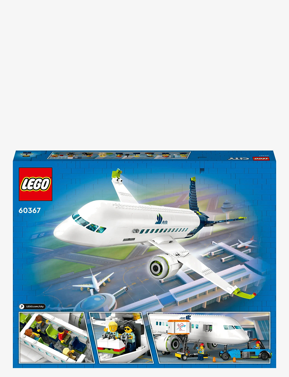 LEGO City Passenger Aeroplane 60367 Building Toy Set LEGO City Boozt