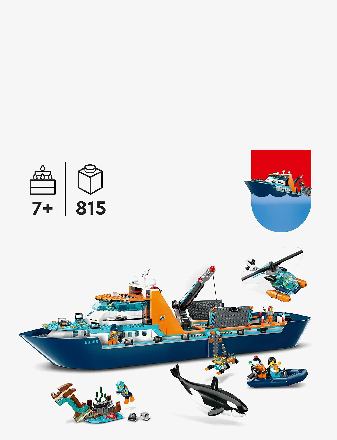 LEGO - Polarutforskare och skepp 60368 - multicolor - 1