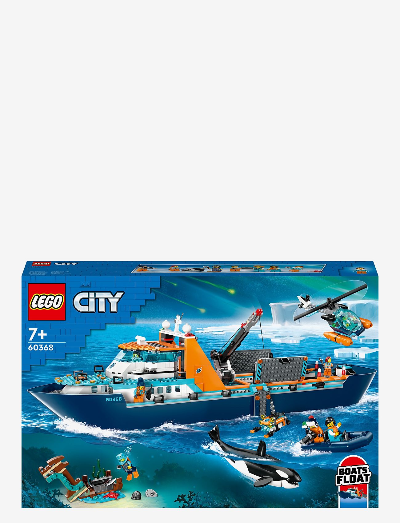 LEGO - Arctic Explorer Ship, Big Floating Boat Toy - syntymäpäivälahjat - multicolor - 1