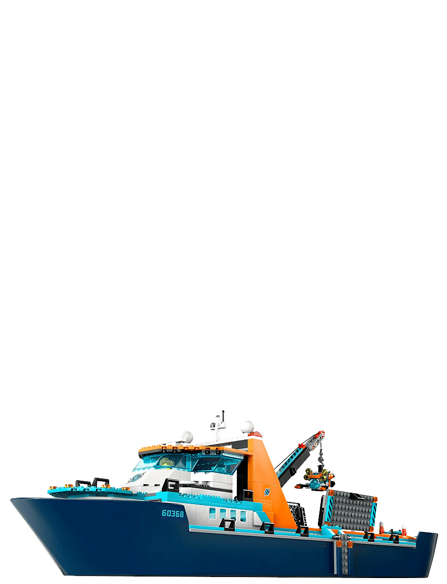 LEGO - City Arctic Explorer Ship 60368 Building Toy Set - lego city - multicolor - 2