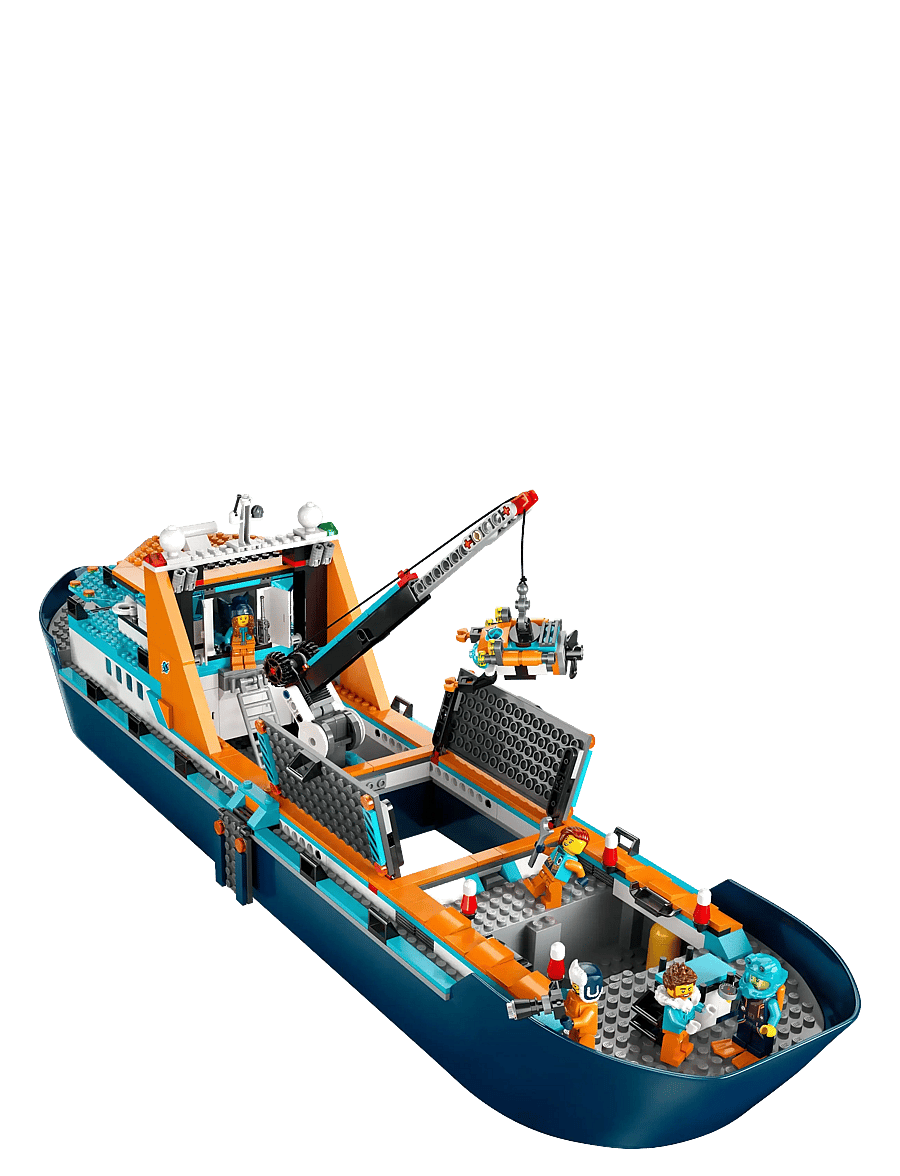 LEGO - City Arctic Explorer Ship 60368 Building Toy Set - lego city - multicolor - 3