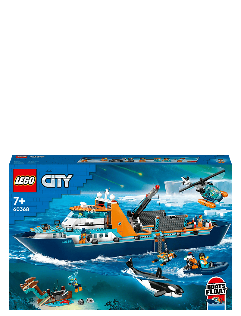 LEGO - City Arctic Explorer Ship 60368 Building Toy Set - lego city - multicolor - 4