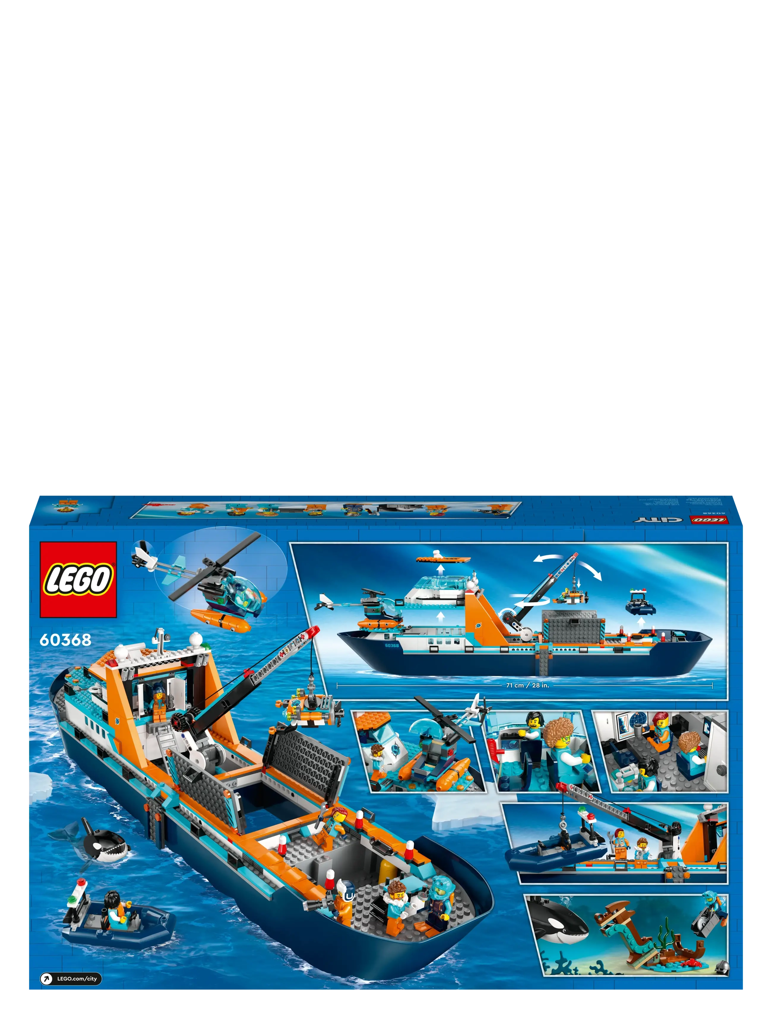 LEGO - Polarudforskningsskib 60368 - lego city - multicolor - 5