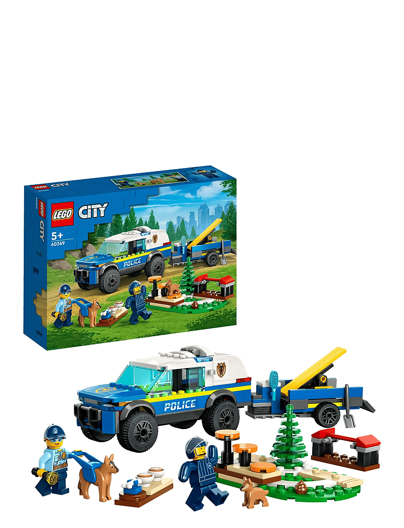 LEGO City Mobile Police Dog Training 60369 Building Toy Set