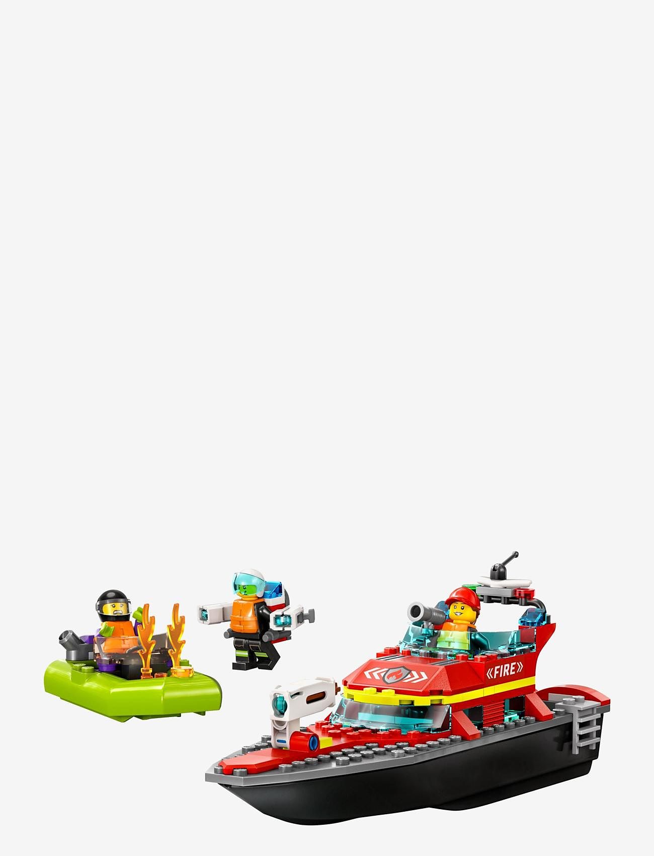 LEGO - Fire Rescue Boat Toy, Floats on Water Set - lägsta priserna - multicolor - 1